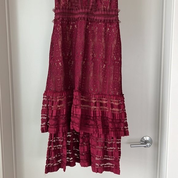 Endless Rose Lace Mock Neck Midi Dress - Picture 14 of 16